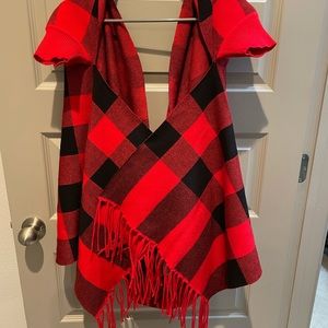 Buffalo check wrap adult woman LIKE NEW